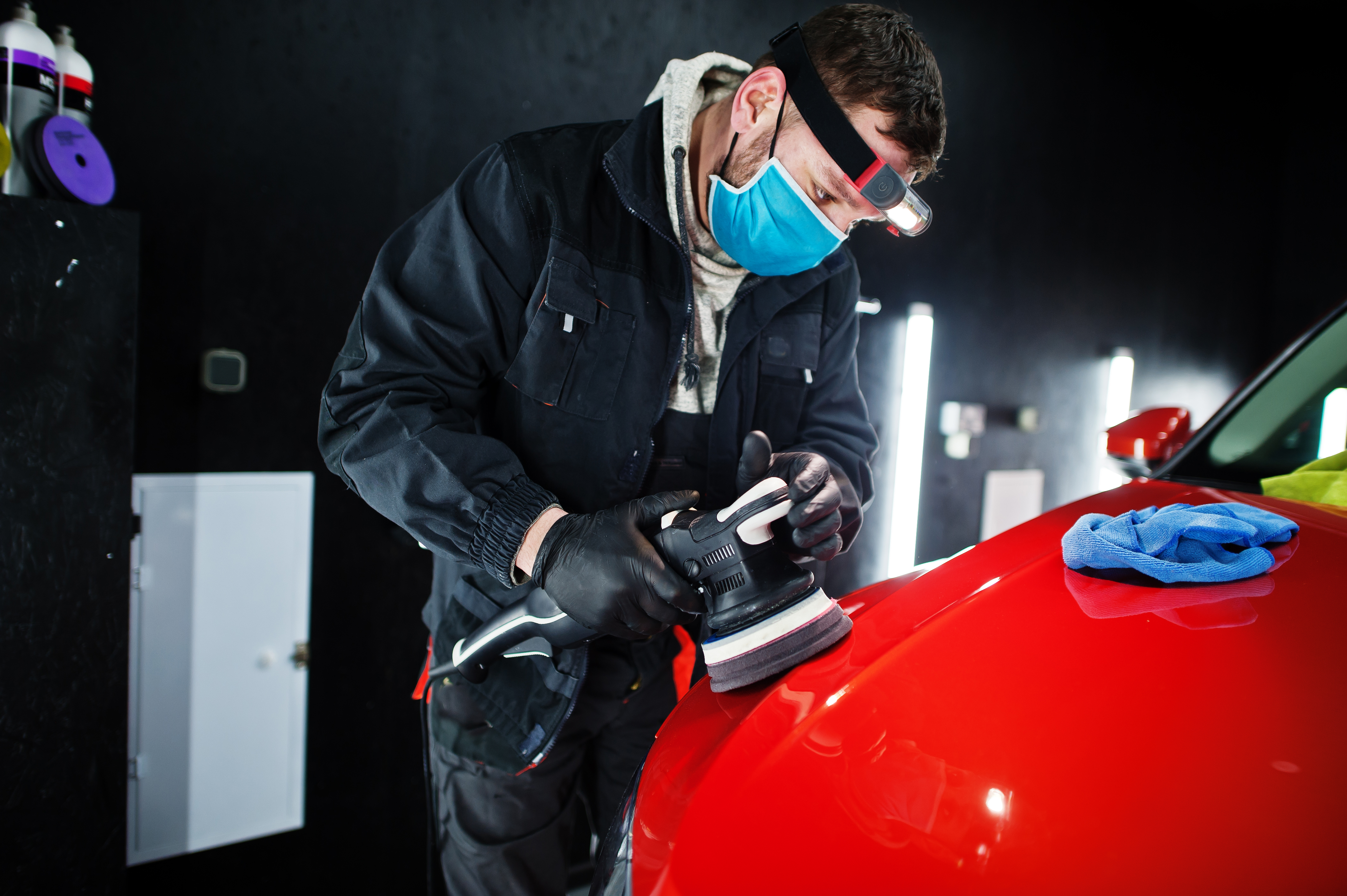 Waxing a Car